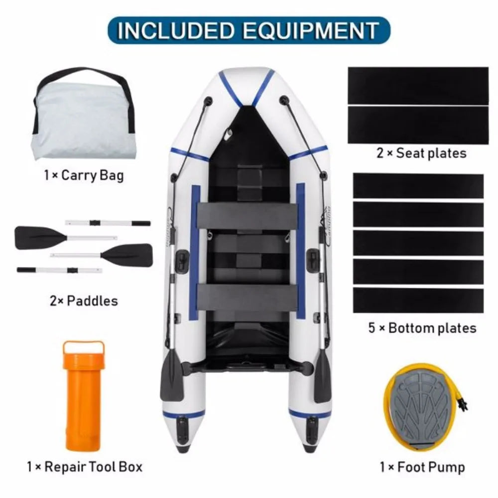 10ft PVC 330kg Water Adult Assault Boat Double rowing boat Suitable for fishing and diving rescue