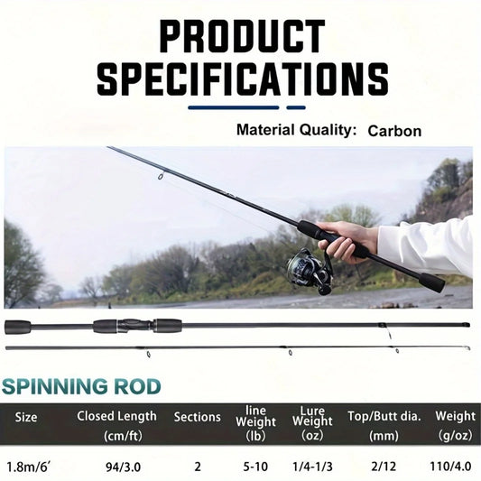 6' Long Distance Casting Rod