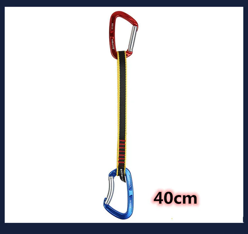Professional Rock Climbing Quickdraw Sling Safety Lock Extenders