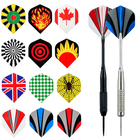 set of 12 24g darts and 42 dart leaves