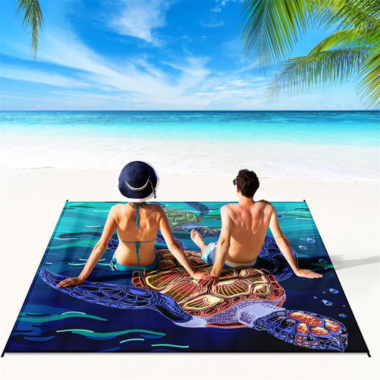 1pc Outdoor Waterproof Beach Blanket