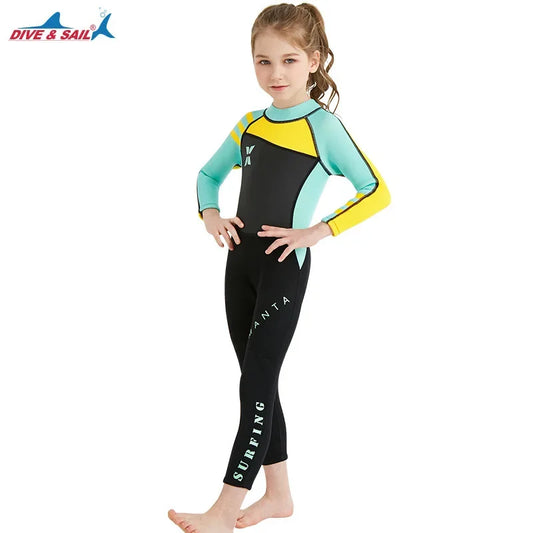 2.5MM Neoprene Girl Thermal Wetsuits