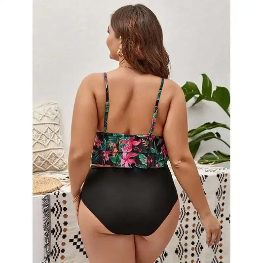 Plus Size Split Women's Swim suit