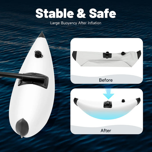 2PCS Inflatable Kayak Outrigger Stabilizers