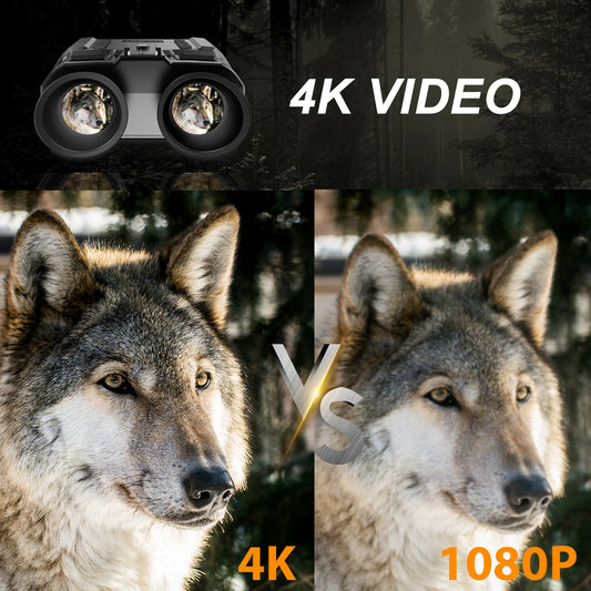 Long Range Helmet Mounted Digital Infrared Night Vision Binoculars