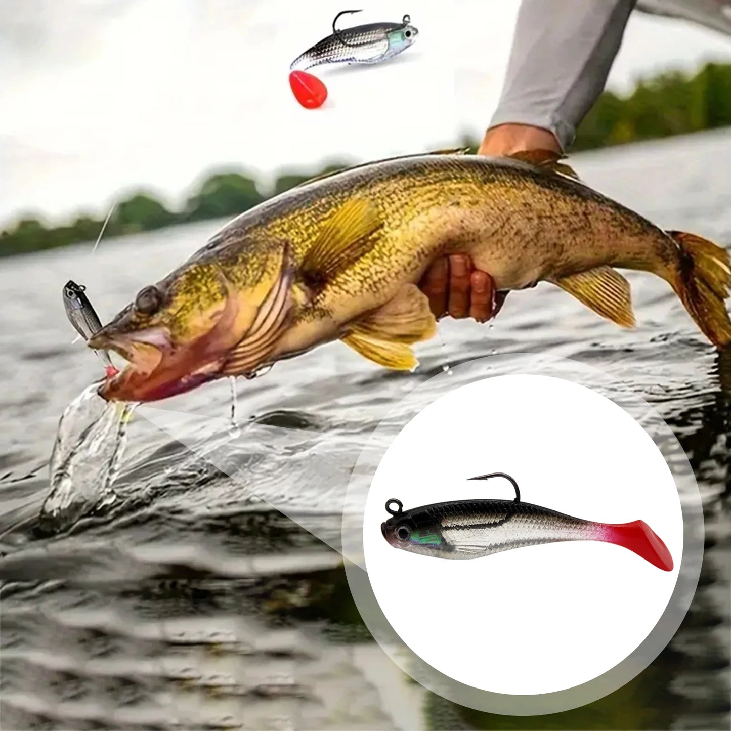 5pcs Soft Artificial Fishing Lures set