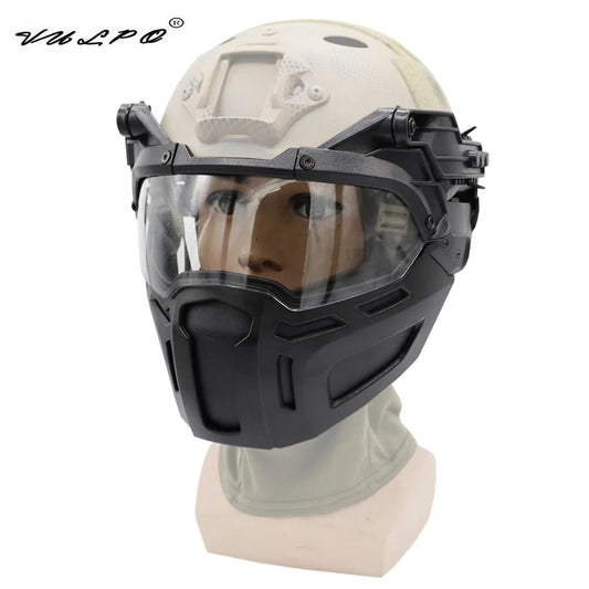 Tactical Helmet Half Face Mask