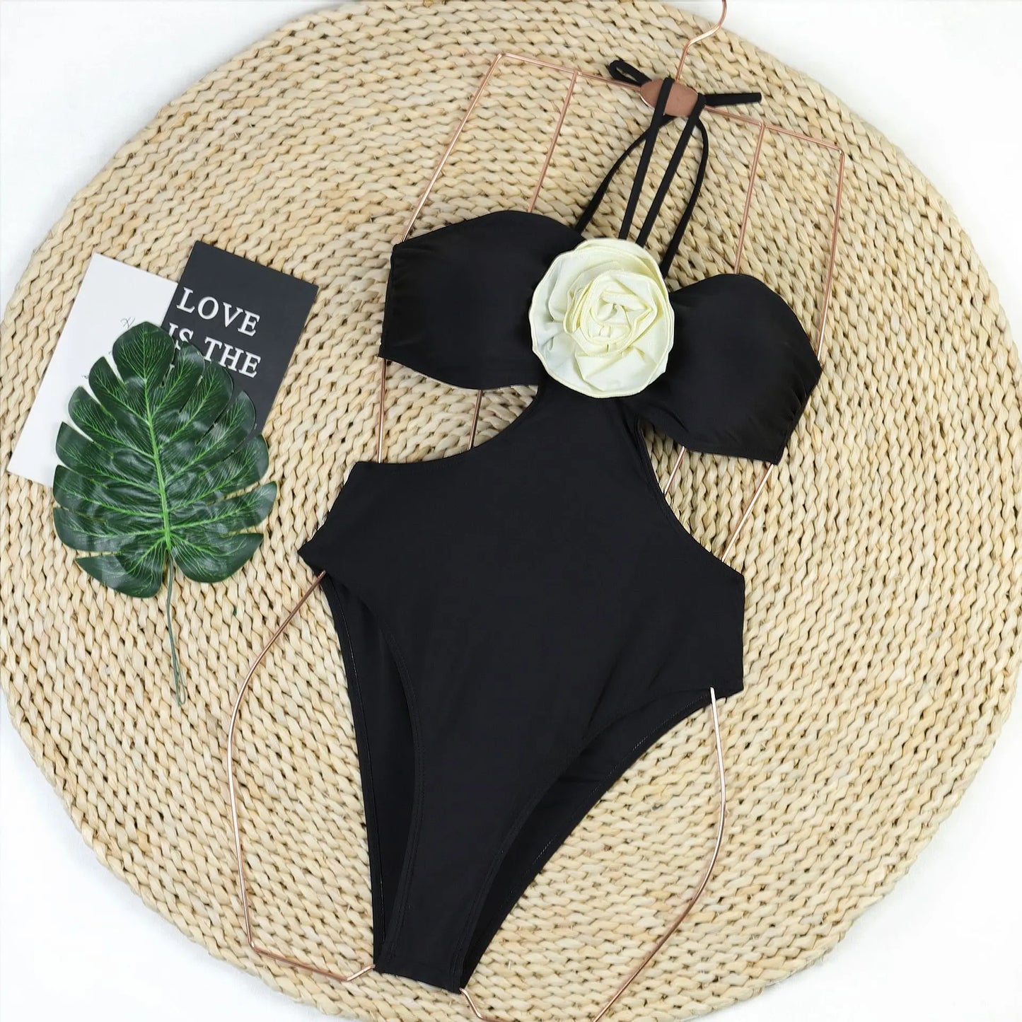 Black One Piece Swimsuit
