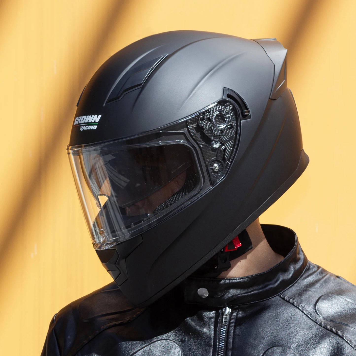 Full - Face Motorcycle Helmet DOT Certified