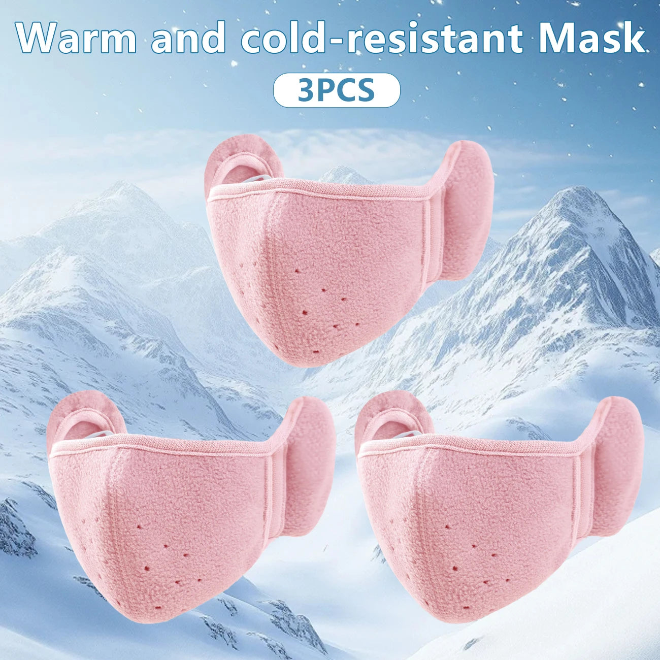 3pcs Winter Warm Masks,