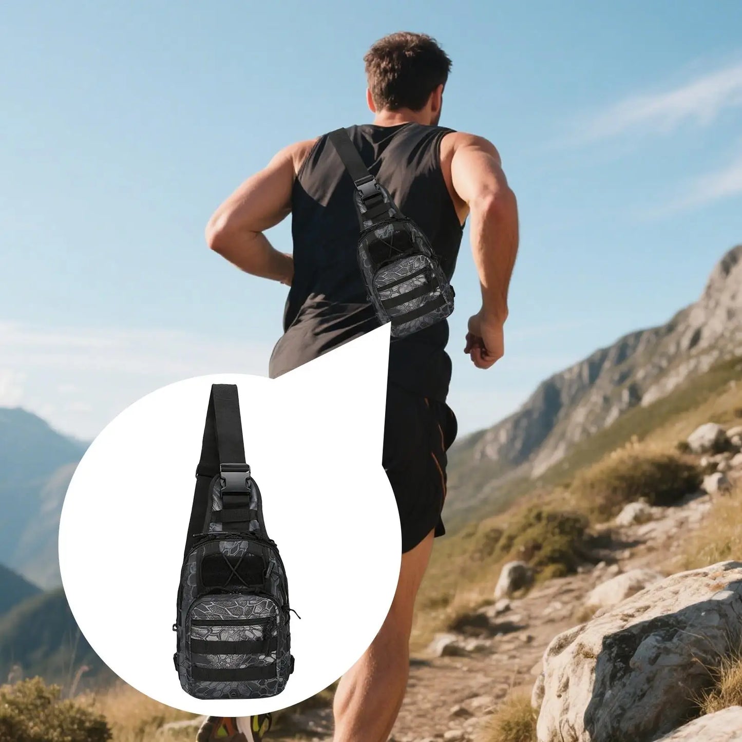 Small Chest Bag Backpack