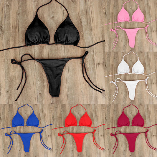 Women Bikini Set Side Tie