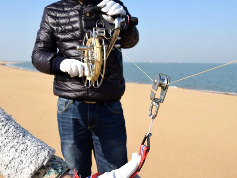 Giant kite line grip crimper