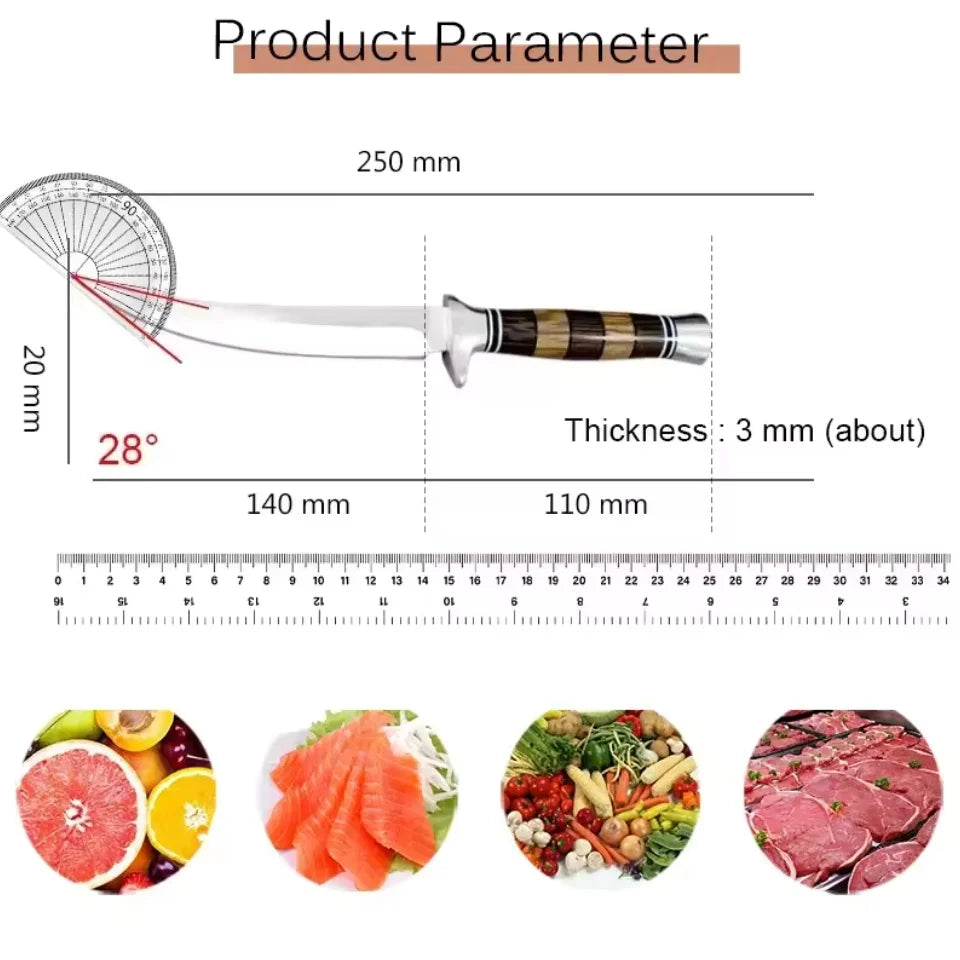Stainless Steel Fish Filleting/ Boning Knife