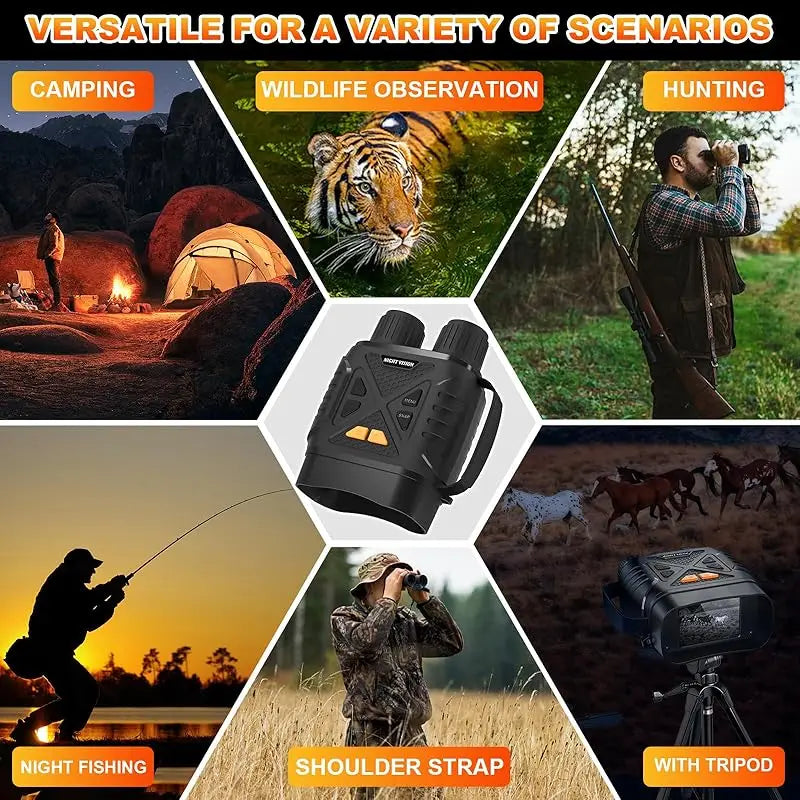 1080P Night Vision Binoculars 10x