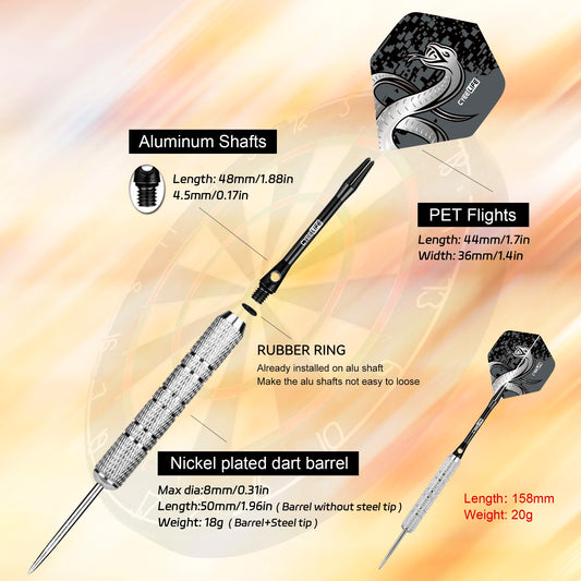 3pcs 20g Professional steel tip Darts