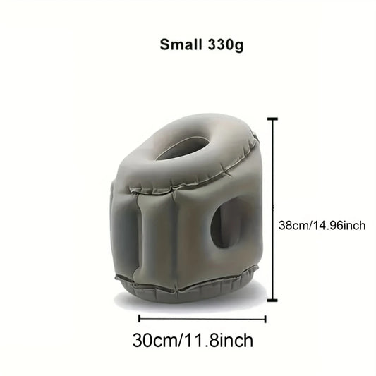 Inflatable travel air pillow