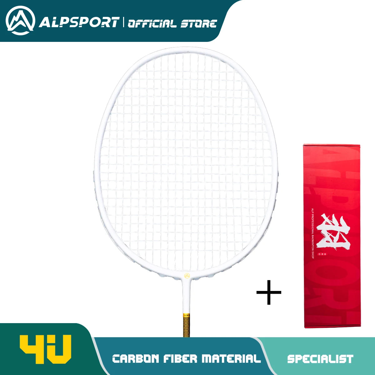 Carbon Fiber + Titanium Alloy Badminton Racket