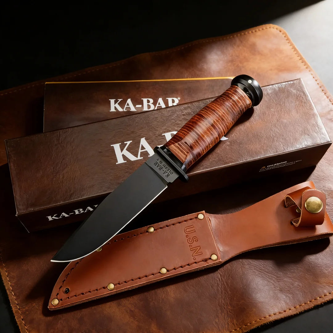 , 1095 high-carbon steel hunting knife