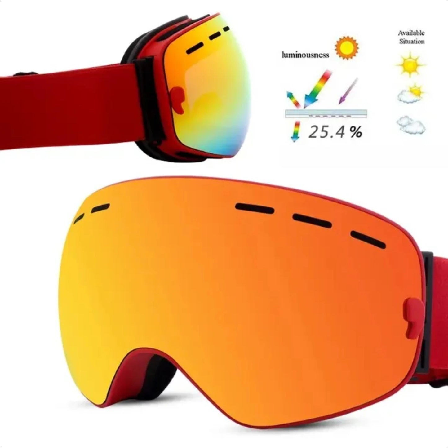 Windproof Ski Goggles