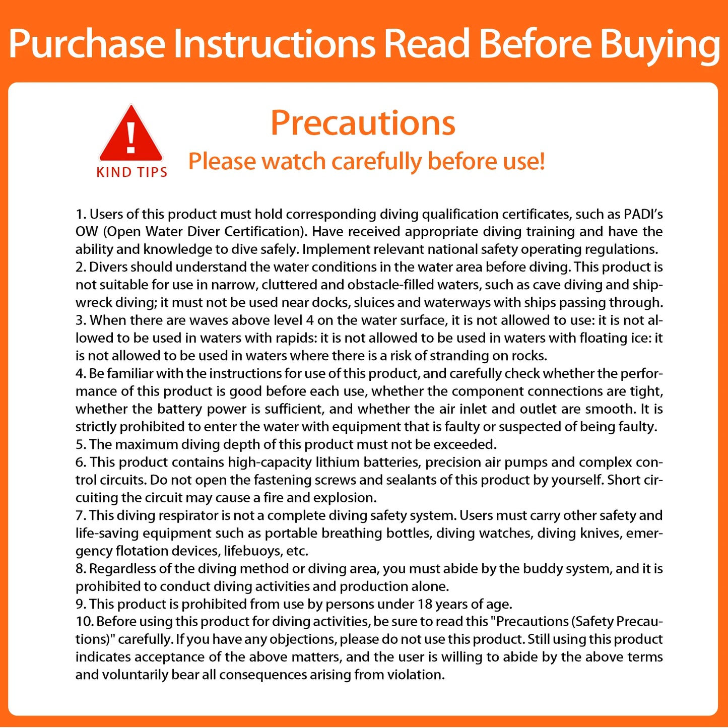 Scuba Diving Ventilator