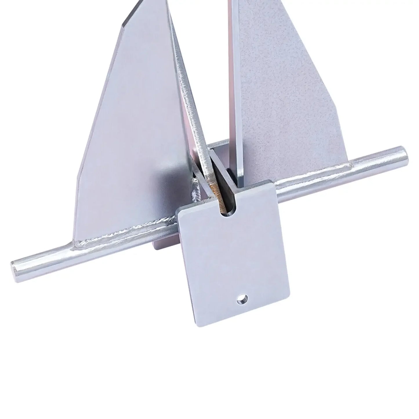 13LB Boat Anchor Kit – 6.6ft Galvanized Steel Chain & 98ft Rope,