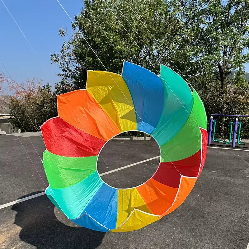 4.2 ft 3D Rolling Dragon Spinning Soft Kite