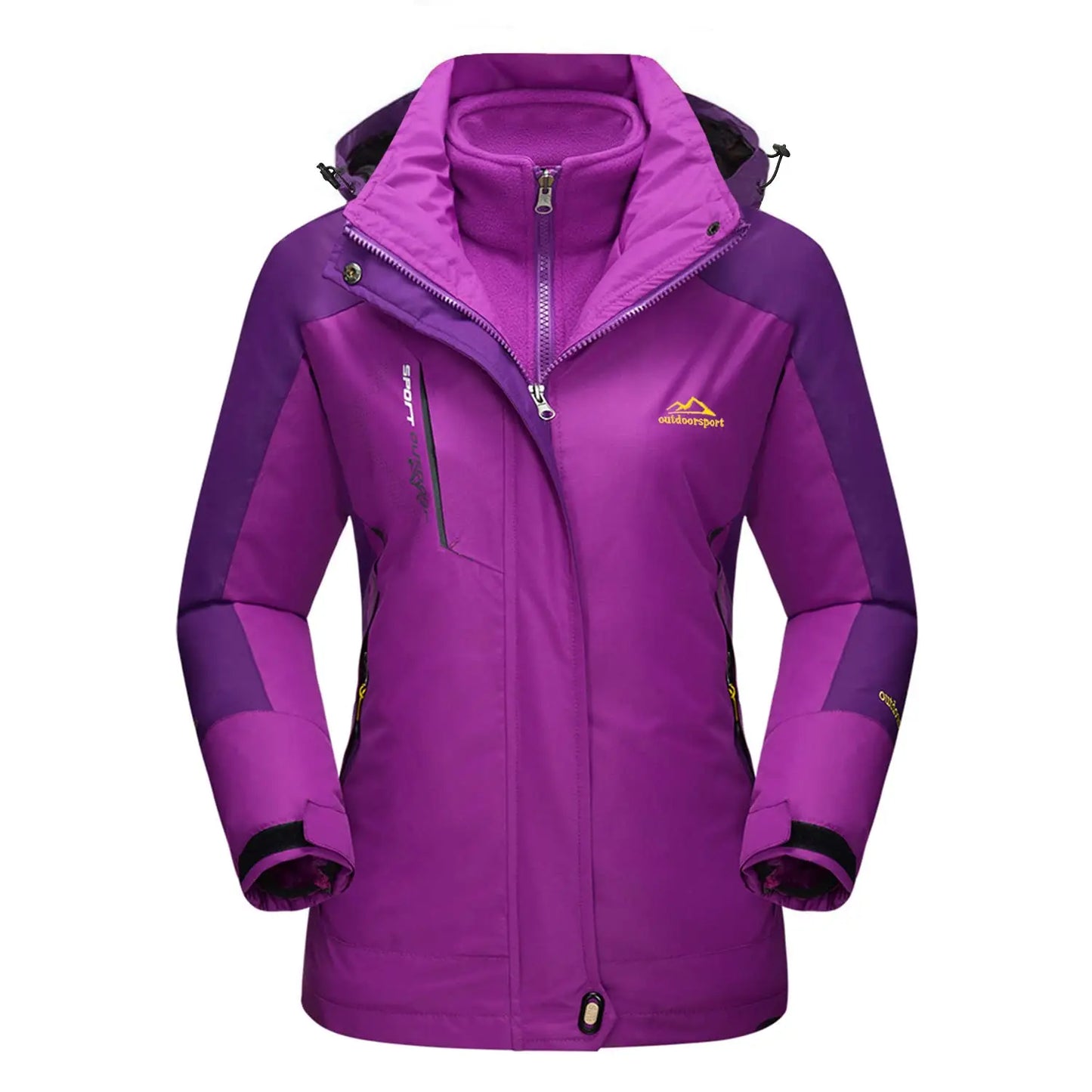 Women's 3-IN-1 Windproof Skiing/ Snowboarding Coat