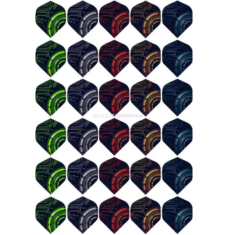 30Pcs/Pack Feather Tail Wing Flight