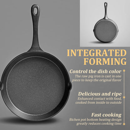 Multi-Size Cast Iron Skillets Set