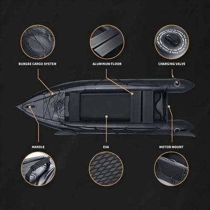 2 Person Inflatable Fishing Kayak