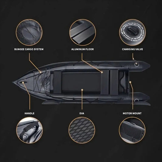 2 Person Inflatable Fishing Kayak