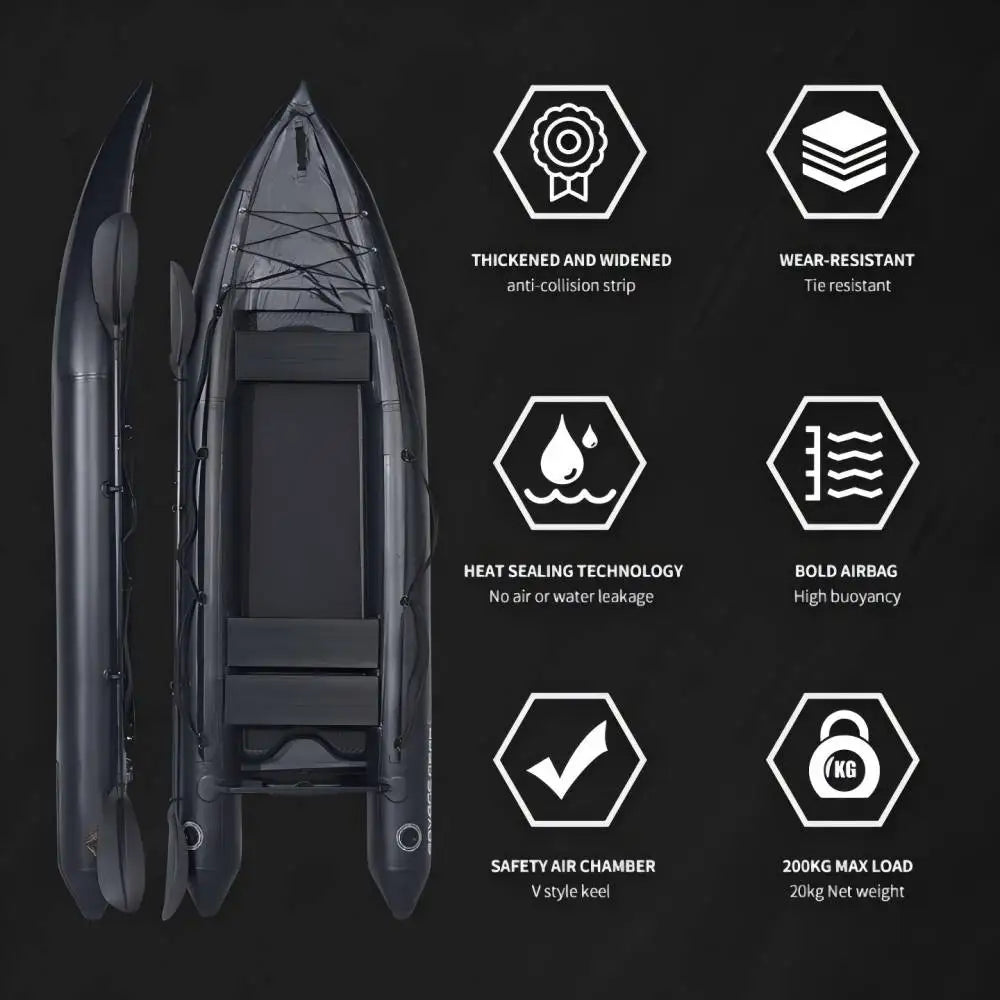 2 Person Inflatable Fishing Kayak