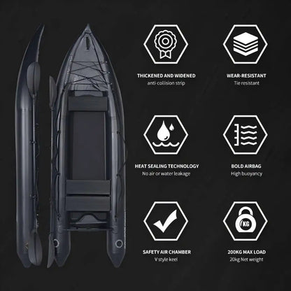 2 Person Inflatable Fishing Kayak