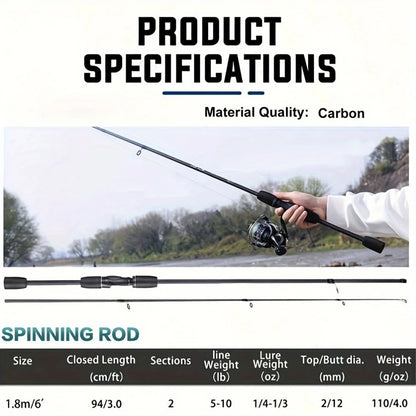 6' Long Distance Casting  Rod