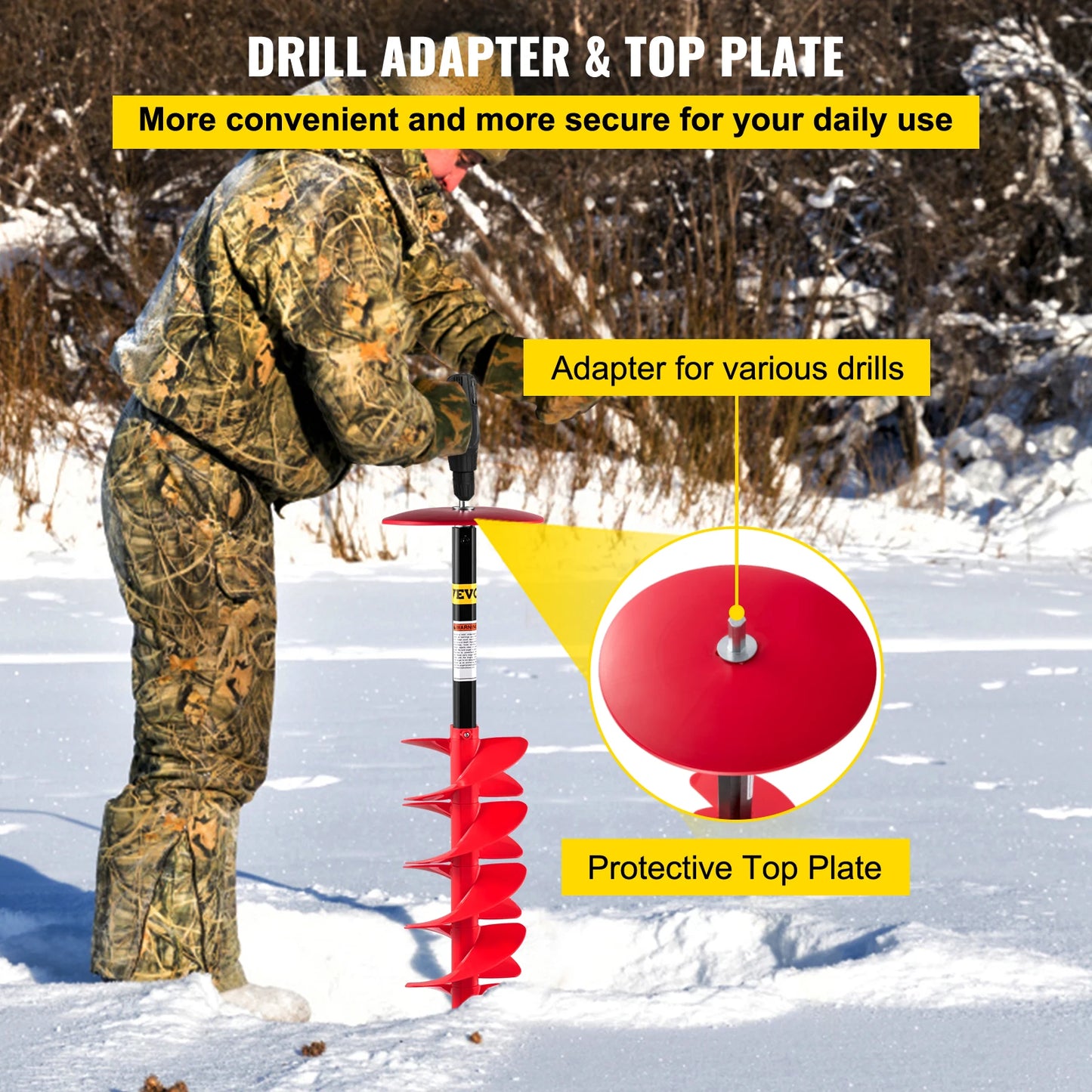 6" Ice Drill Auger