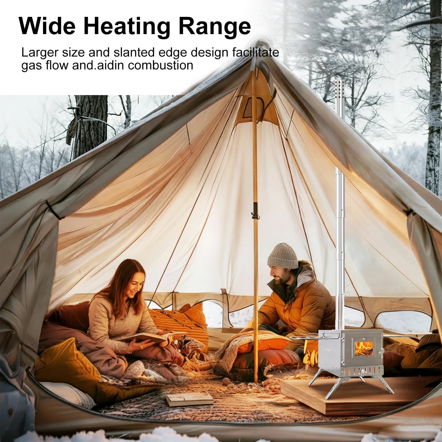 Portable Wood Burning Camping Stove