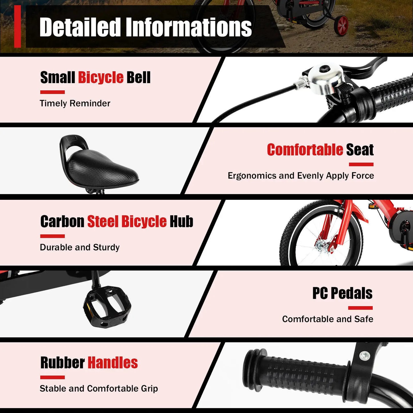 14" Children's Bicycle Kids Bike