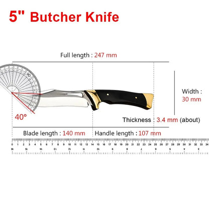 Stainless Steel Professional Butcher Knife