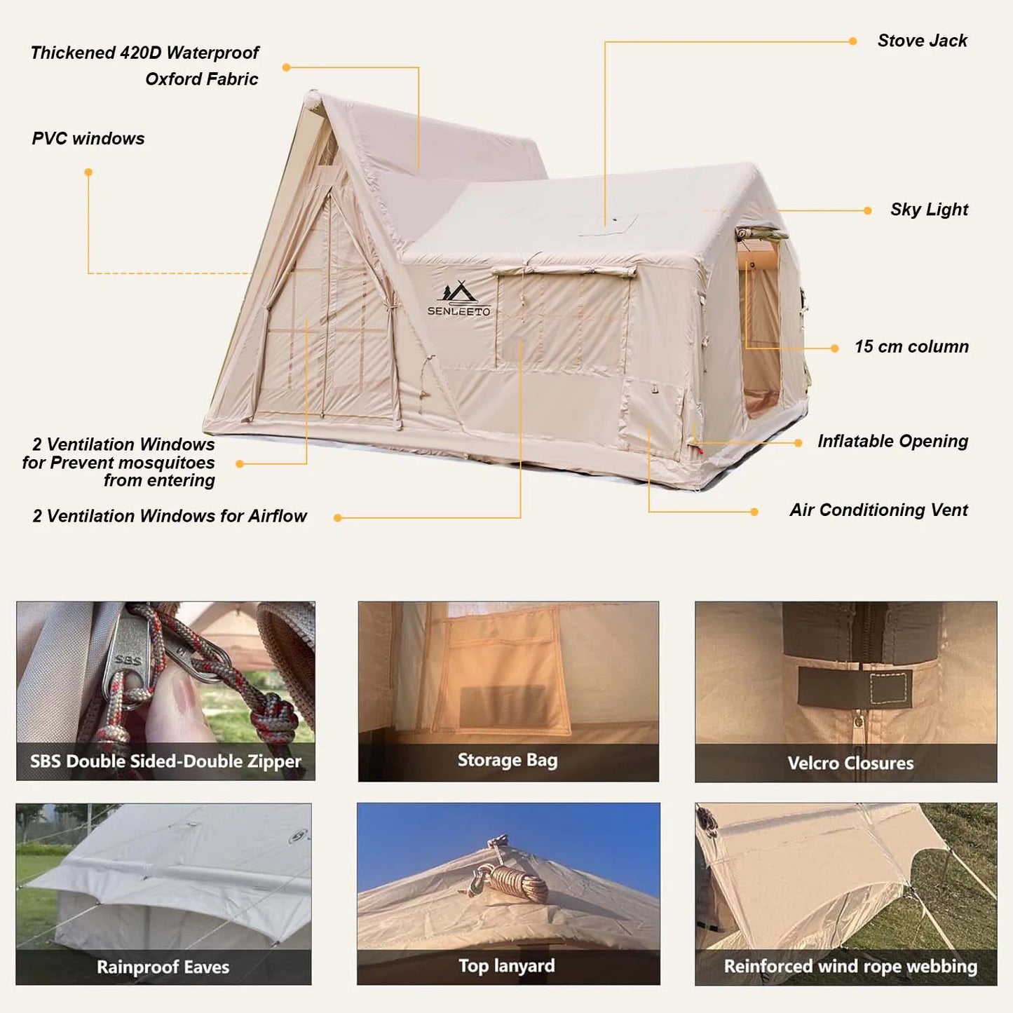 8-10 Person  Inflatable Tent