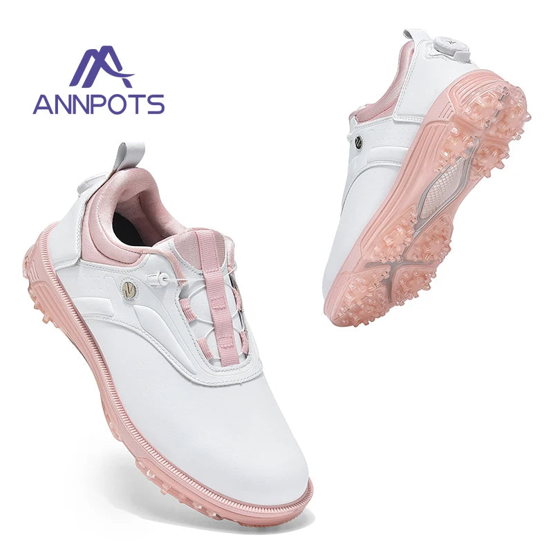 Professional Women Spikeless Golf Shoes