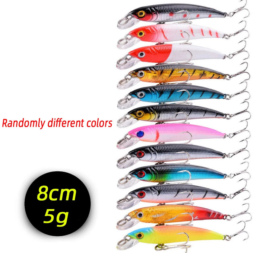 Random Minnow Fishing Lure set