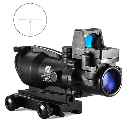 Adjustable 4x32 Red Dot 1x  4x Scope