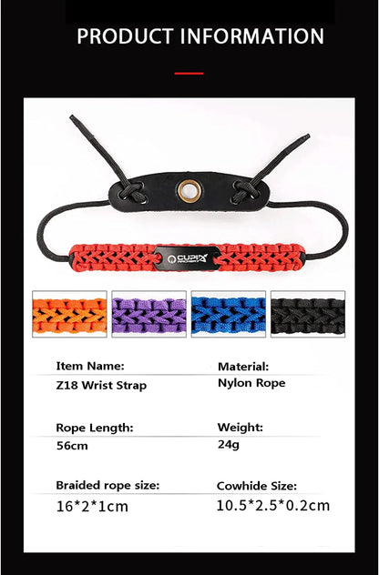 - Compound Bow Wrist Strap 550 Paracord