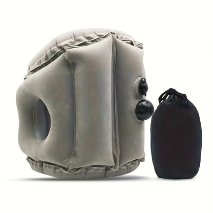 Inflatable travel air pillow