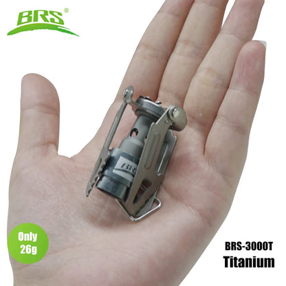 Mini Camping Gas Burner 25g Ultralight Titanium Picnic Hiking Cooking Stove