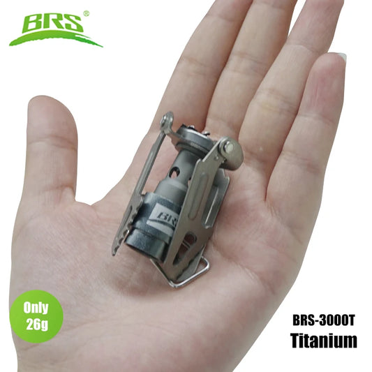 Mini Camping Gas Burner 25g Ultralight Titanium Picnic Hiking Cooking Stove