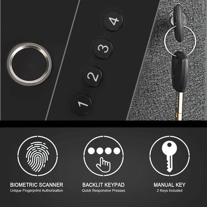 Biometric Slider Handgun Gun Safe