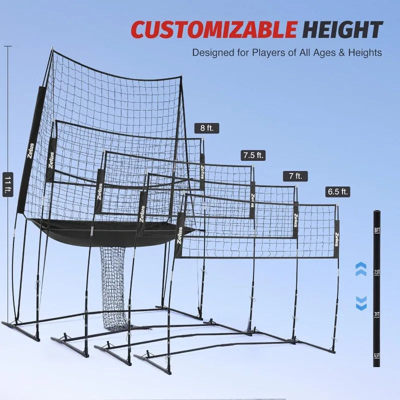 11x8 ft Volleyball Practice Net