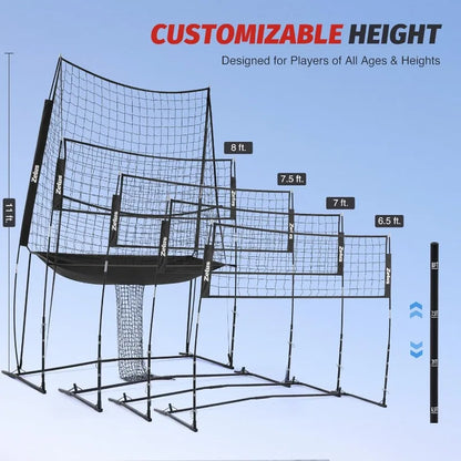 11x8 ft Volleyball Practice Net